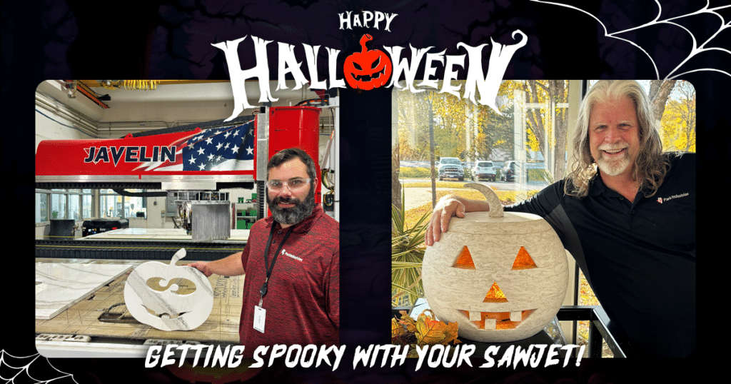 Park Industries CNC Sawjet Waterjet Cutting Halloween Designs